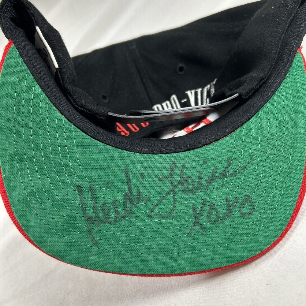 Vintage 90s Heidi Fleiss Wear Signed Snapback Hat Otto Cap 1-900-PRO-VICE